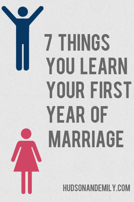 first year of marriage advice