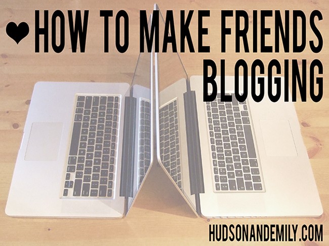 how to make friends blogging