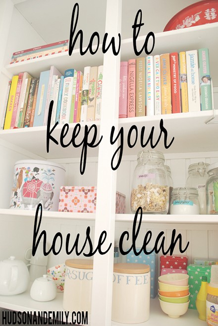 how to keep your house clean