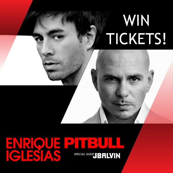 Enrique Iglesias & Pitbull Concert Win Tickets! HUDSON AND EMILY