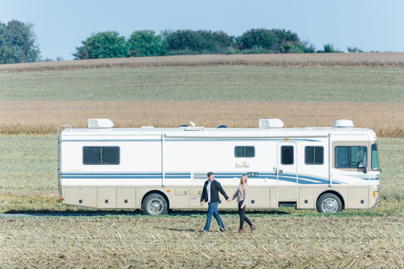 traveling the country in an RV