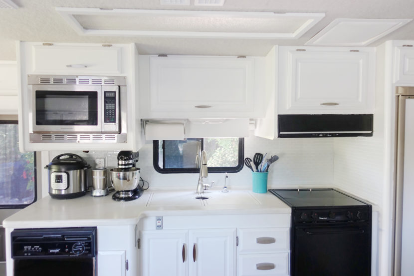 Rv Renovation Painting Rv Cabinets Updating Cabinet Hardware
